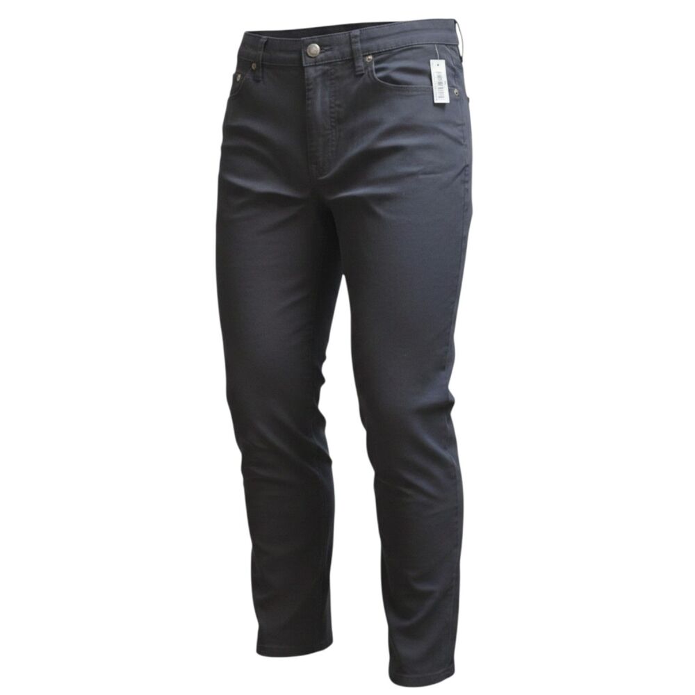 Amazon Essentials Men's Black  Straight Denim Jeans 5-Pocket Stretch 32W